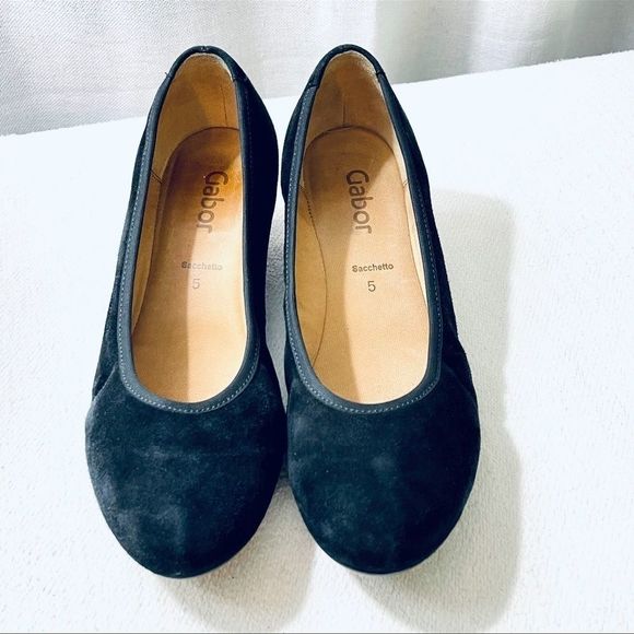 Gabor Suede Wedge - size 5 . Please see size chart. NOT the same as U.S. sizes. - Picture 8 of 14